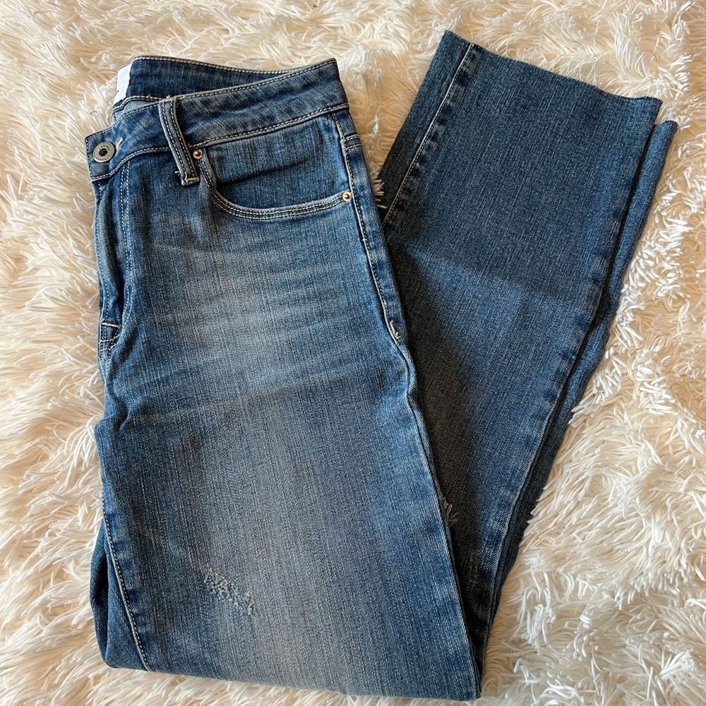 Vici Dolls raw hem denim jeans